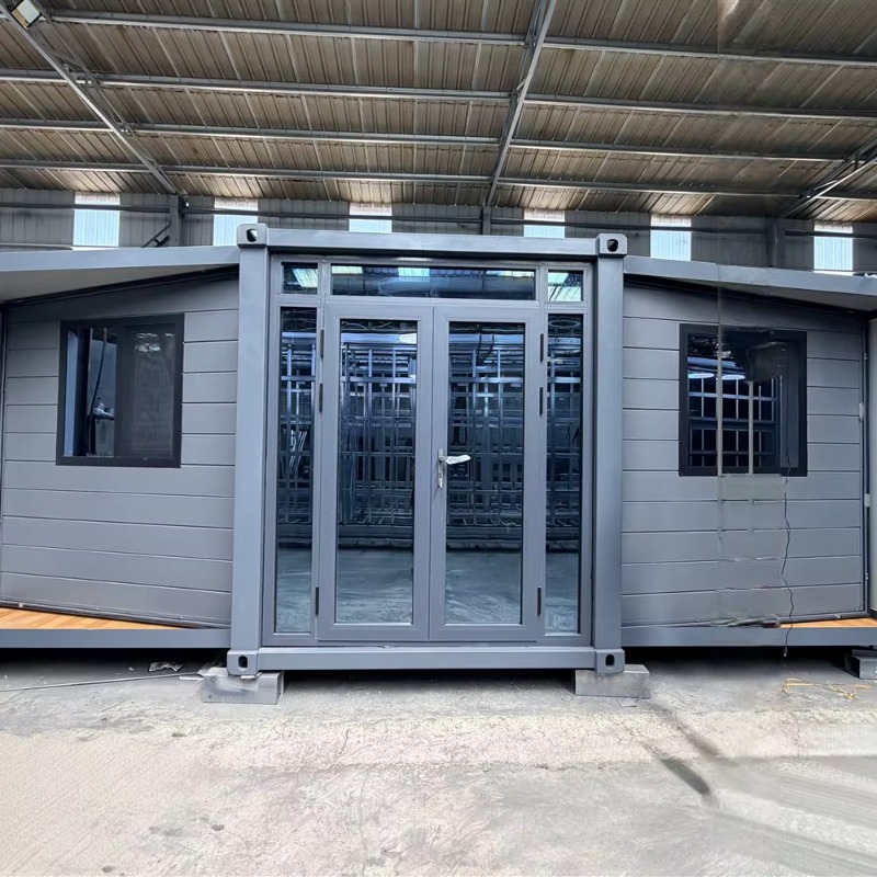 プレミアム革新的20フィート両翼拡張型スチールフレームプレハ - Sustainable Living Usa のレビューと価格