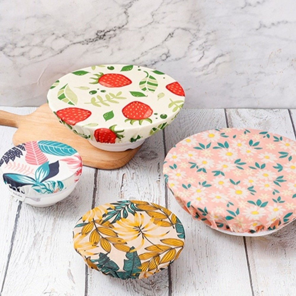 防塵蜜蝋布ボウルカバー弾性エッジ付き鮮度保持再利用可能なボウ - Beeswax Food Cover のレビューと価格